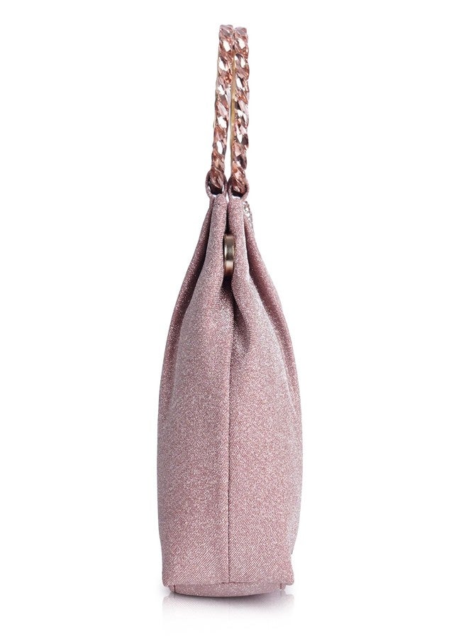 PLANX SILK Fabric Stylish Trendy Unique Designer Potli Bag - Fancy Top Handle Wedding Clutch For Women - Image 5